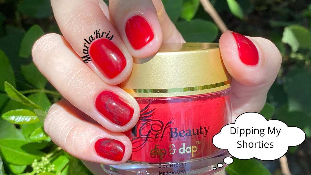 Dip Powder on SHORT Nails!