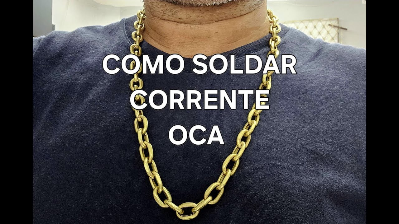 Dúvida do Inscrito : Como soldar corrente oca .