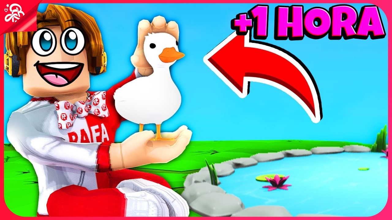 EU CRIEI UM PATINHO E FUI PARA AS BACKROOMS +1 HORA ROBLOX