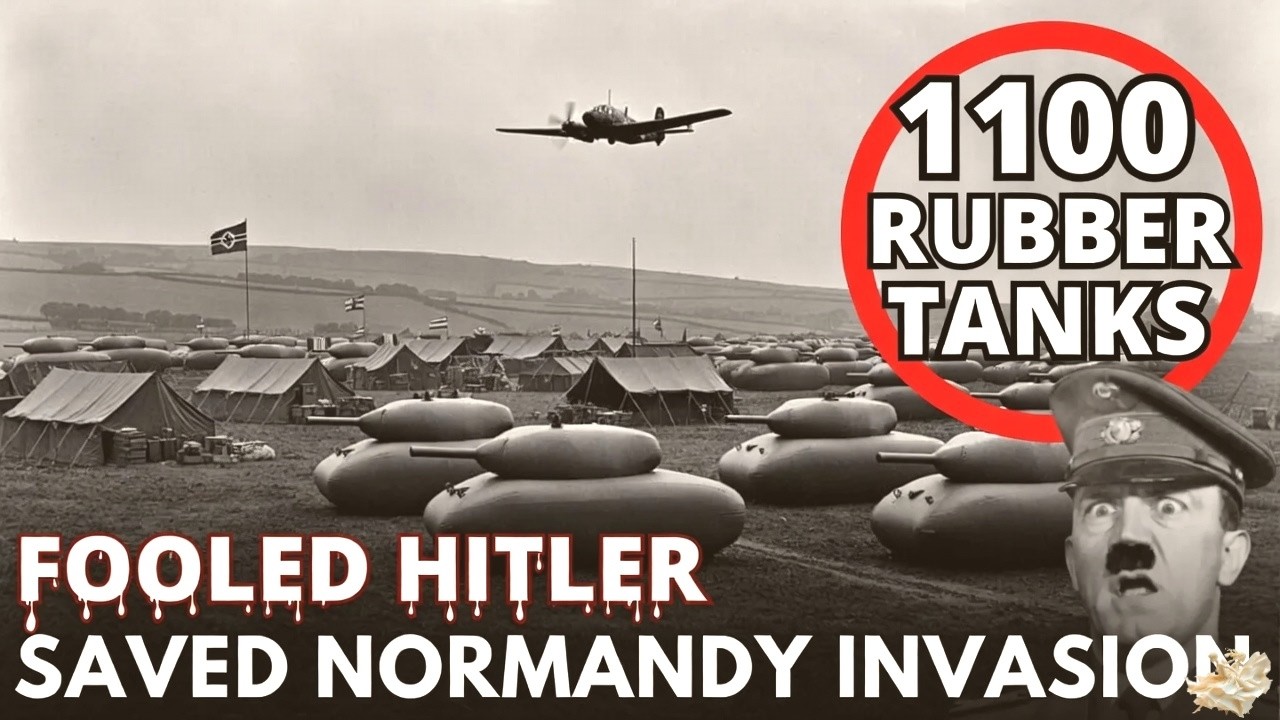 1,100 Fake Rubber Tanks Tricked Hitler Himself – The Deception That Saved D-Day!