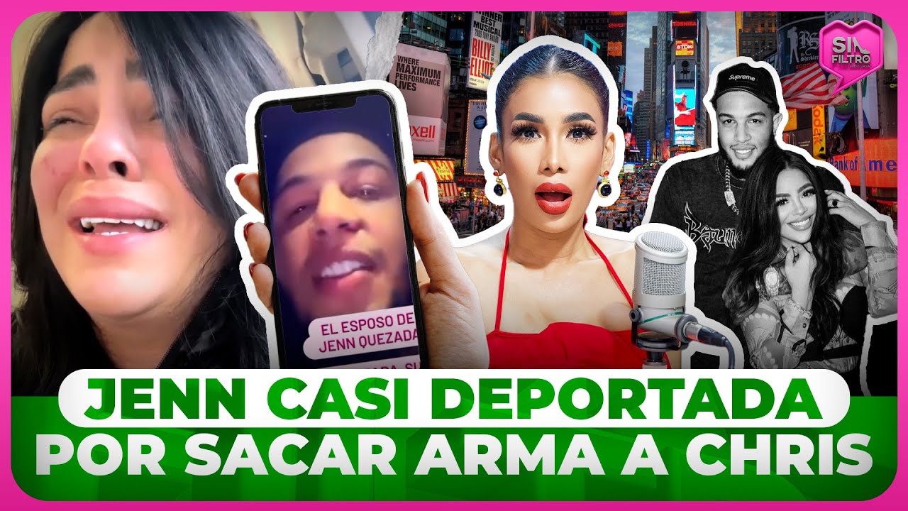 JENN QUEZADA CASI DEPORTADA DE EEUU POR SACAR ARMA A CHRIS MONEY