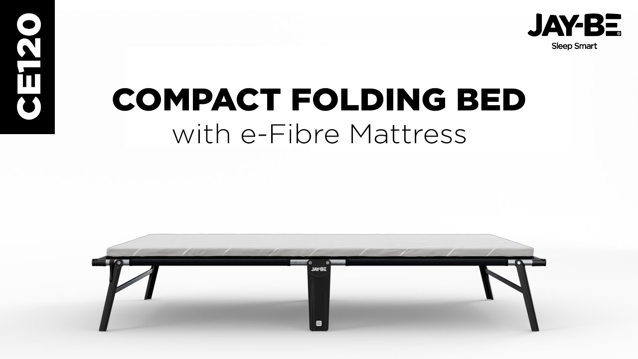 Jay-Be CE120 Compact Folding Bed with e-Fibre Mattress