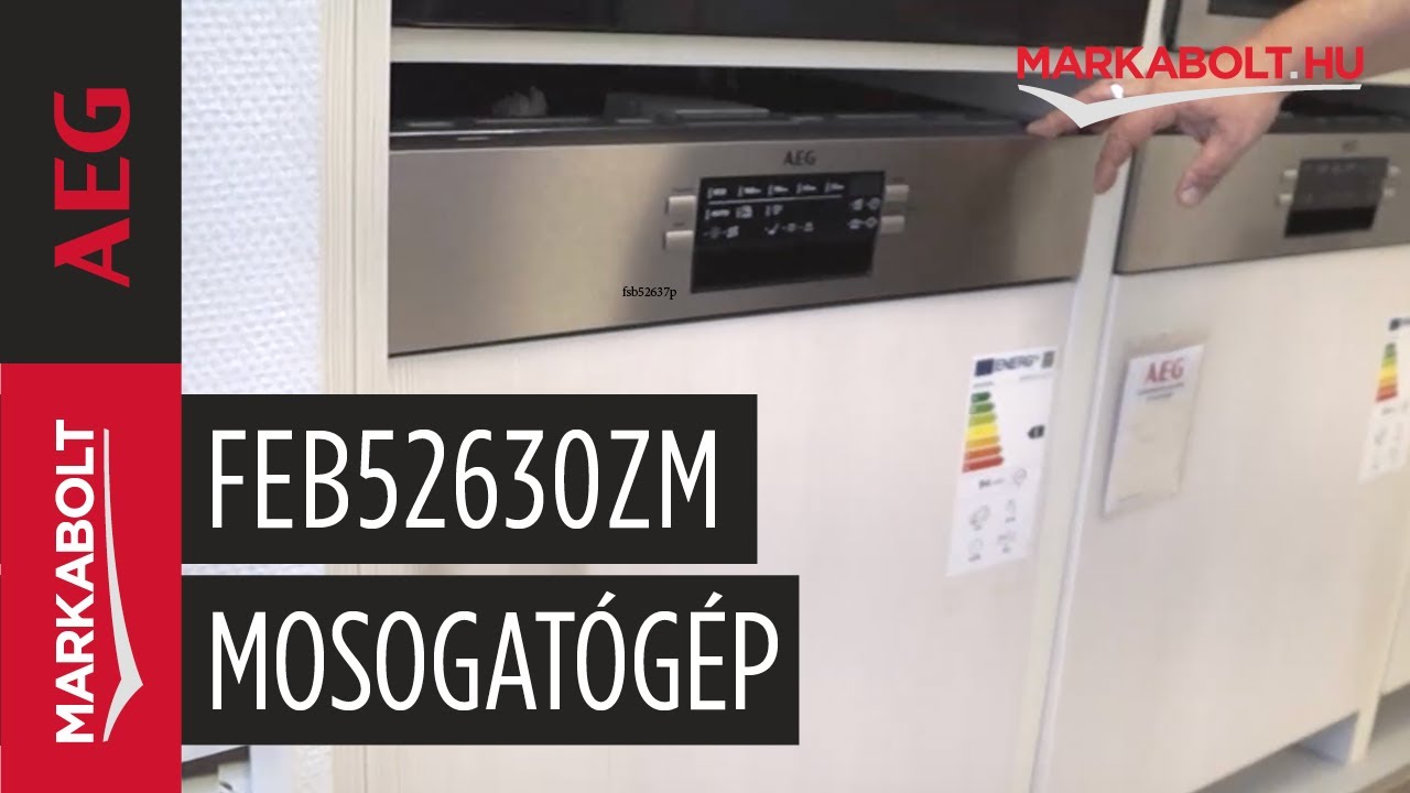 AEG FEB52630ZM be&eacute;p&iacute;thető mosogat&oacute;g&eacute;p &ndash; M&aacute;rkabolt.hu