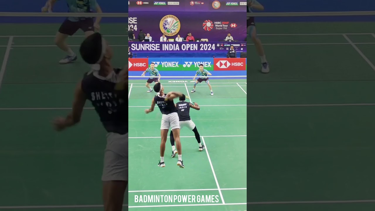 chirag shetty smash #badminton