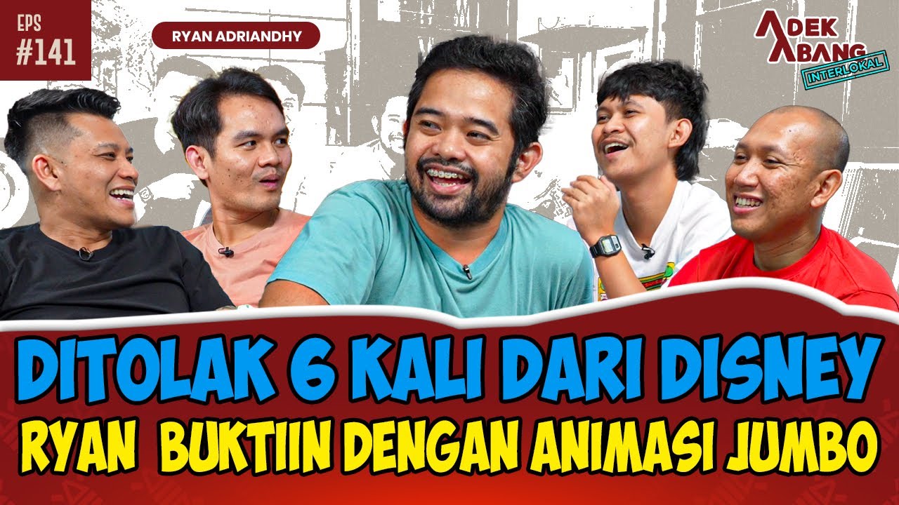 CERITA AWAL PERTEMUAN 5 FOUNDER STAND UP INDO SAMPAI JADI ANIMASI JUMBO | RYAN ADRIANDHY