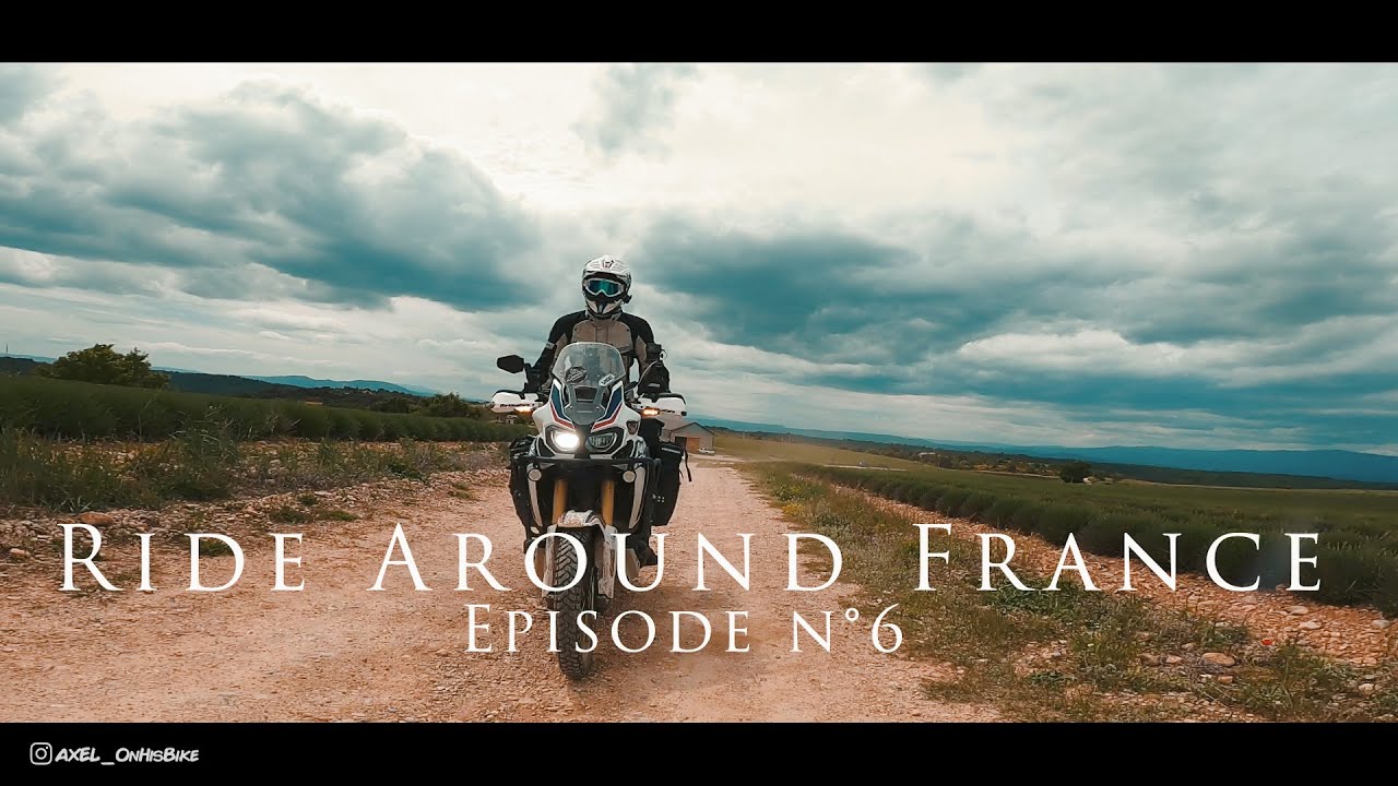 RIDE AROUND FRANCE - Ep 6 - The Luberon with Alps view, CRAZYYY !