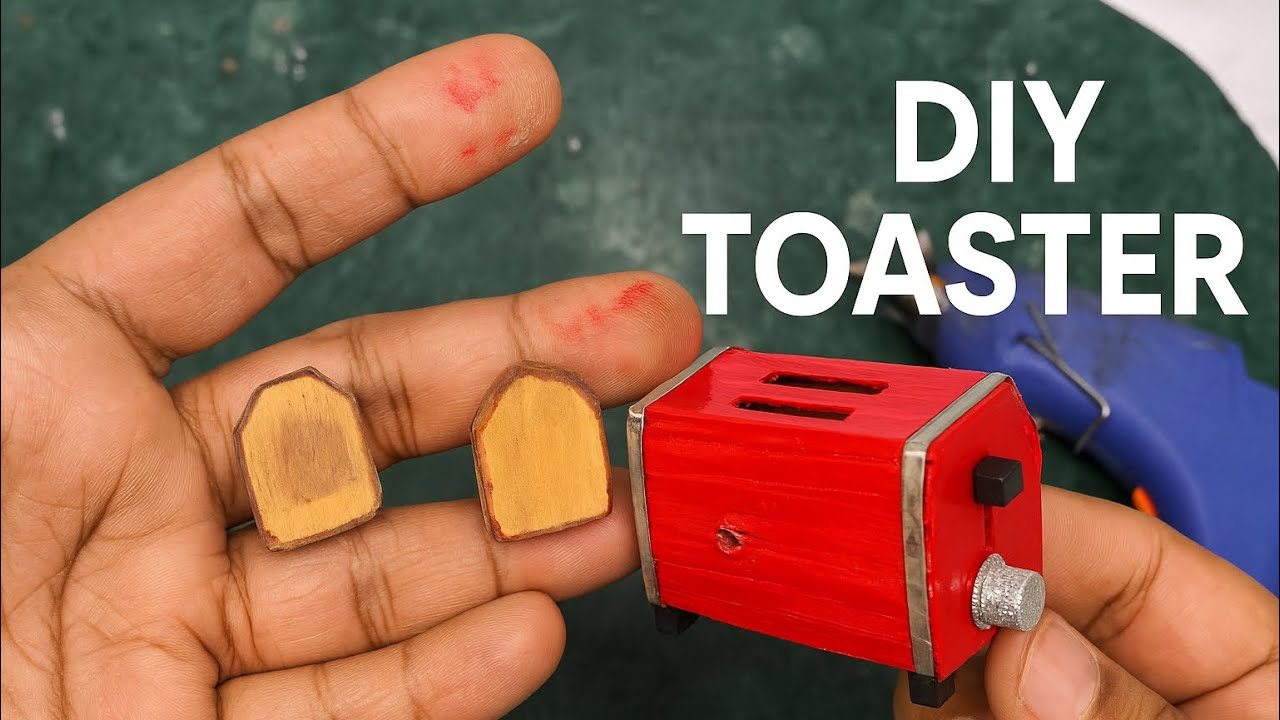 DIY Miniature Toaster | DollhouseCrafts | Homesneedcrafts 