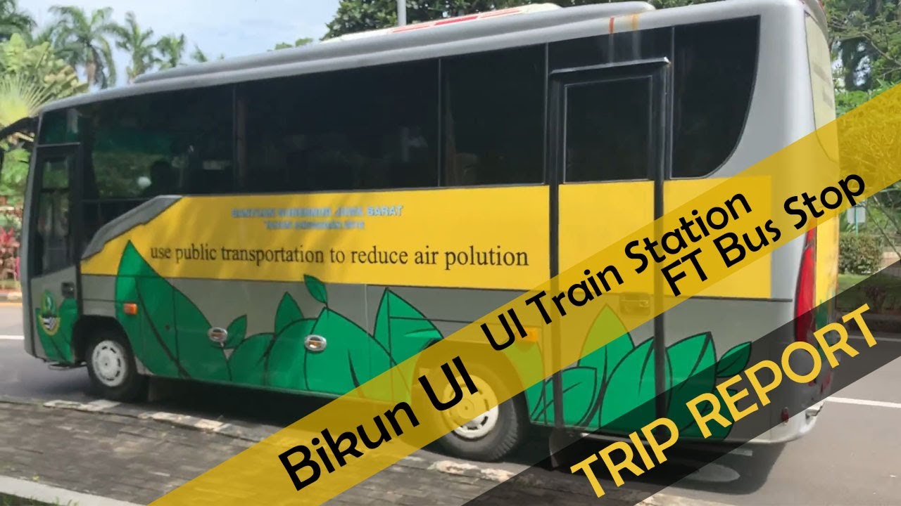FREE BUS SERVICES IN UI! | Bikun UI | Universitas Indonesia Station to Faculty of Engineering