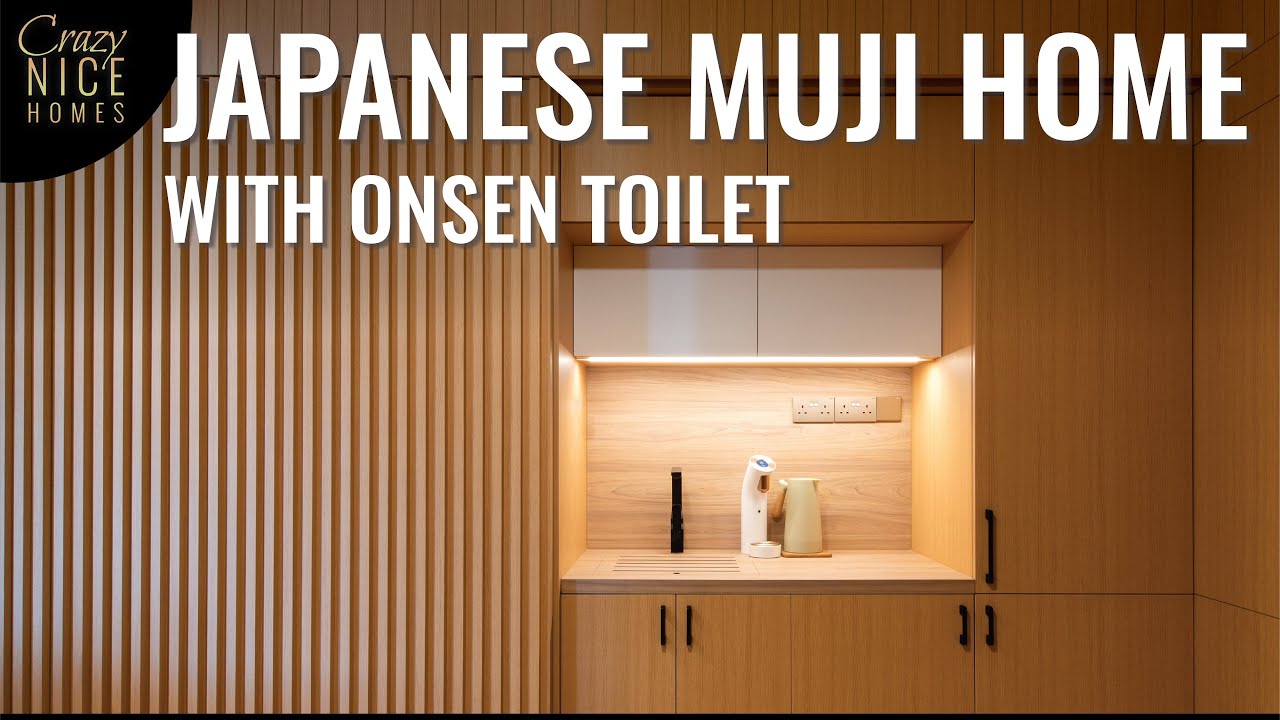 Enter A Modern Japanese Muji Wooded Home Here in Singapore | HDB Home Tour