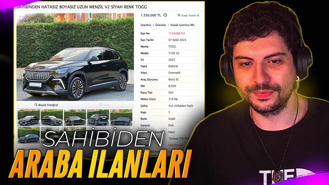 Hype Sahibinden Araba İlanlarına Bakıyor