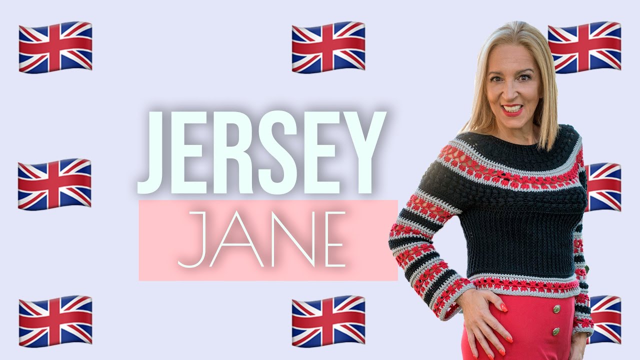 Jersey JANE Una prenda para PRIMAVERA/OTOÑO tejida a CROCHET que parece a 2 AGUJAS