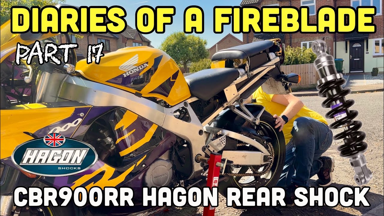 Blade Diaries Pt.17 - 1997 CBR900rr Rear Shock - Hagon #rearshock #fireblade #cbr900rr