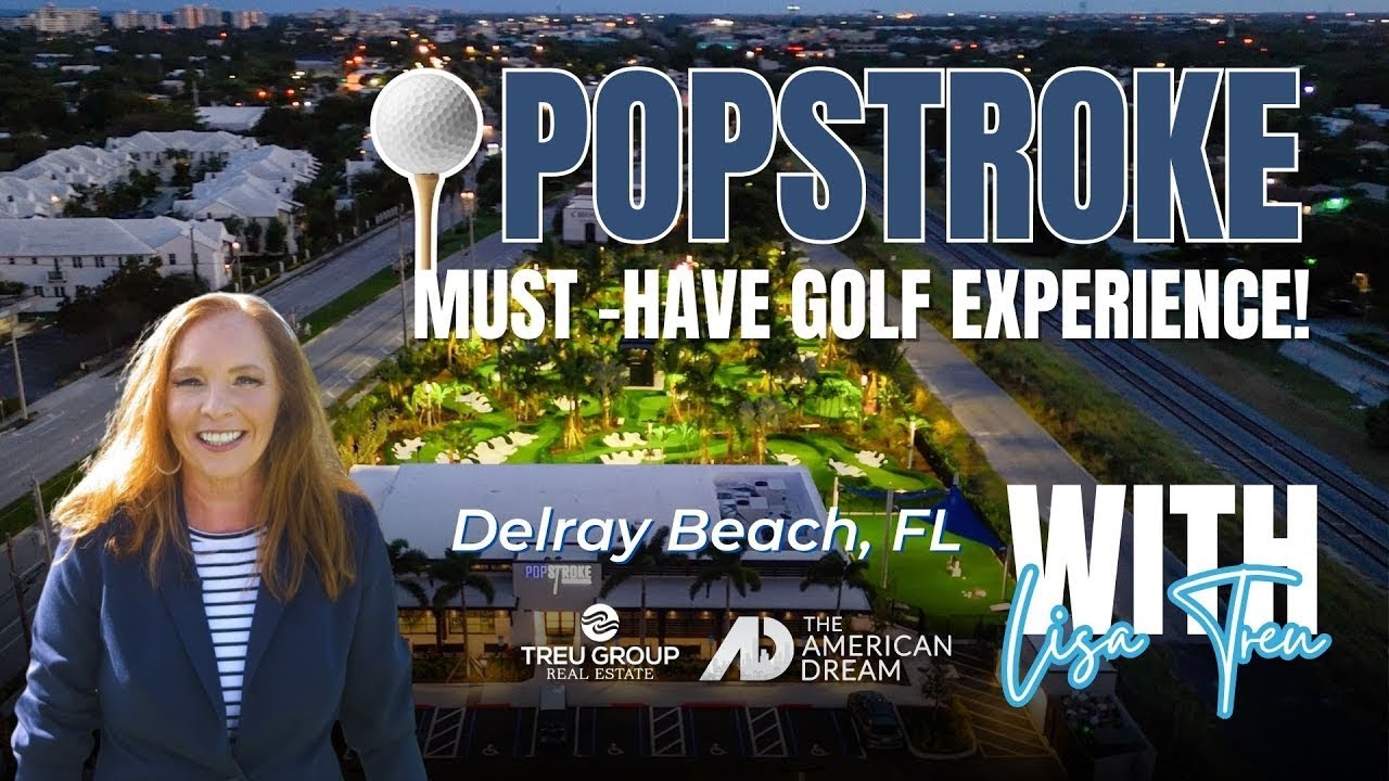 😱 Delray Beach's MUST-HAVE Golf Experience: PopStroke with Lisa Treu 🌟