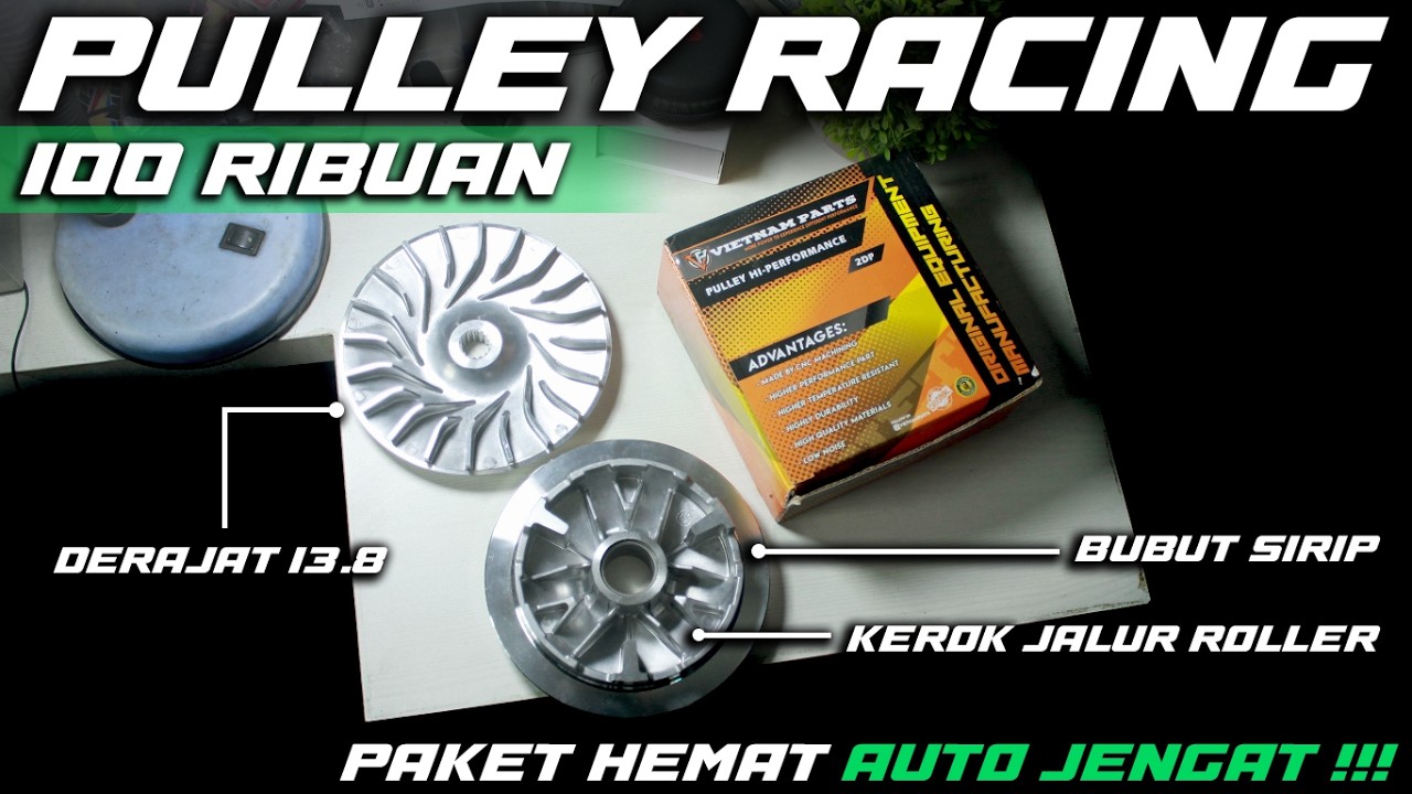 REVIEW PULLEY VIETNAM PARTS NMAX 2DP CUMAN 100 RIBUAN !!! | PAKET HEMAT AUTO JENGAT !!