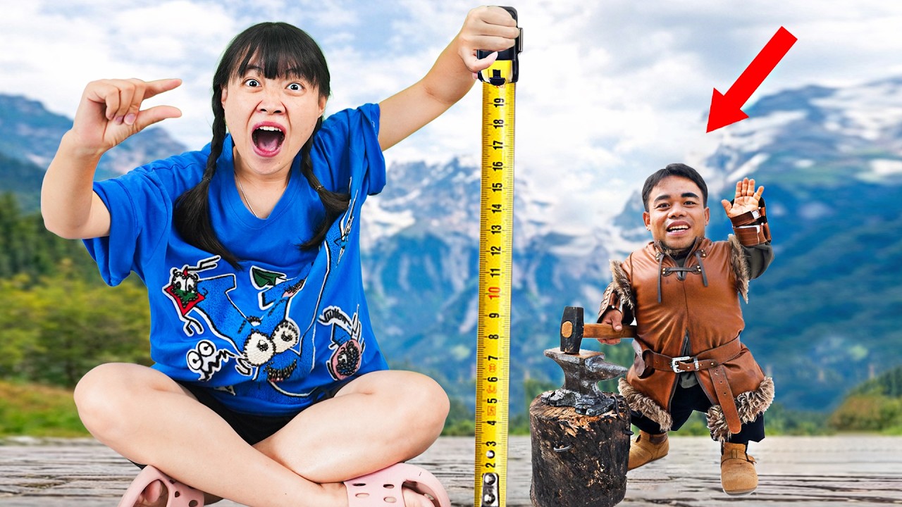 Hà Sam Lần Đầu Gặp Người Tí Hon Ngoài Đời Thật Ở Thung Lũng Các Vị Thần