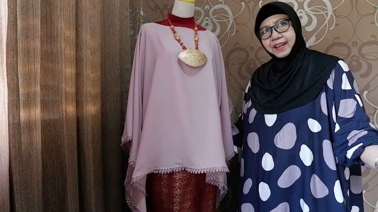 15. Cara Membuat Baju Kaftan Praktis Dari Scarf atau Jilbab (lanjutan)