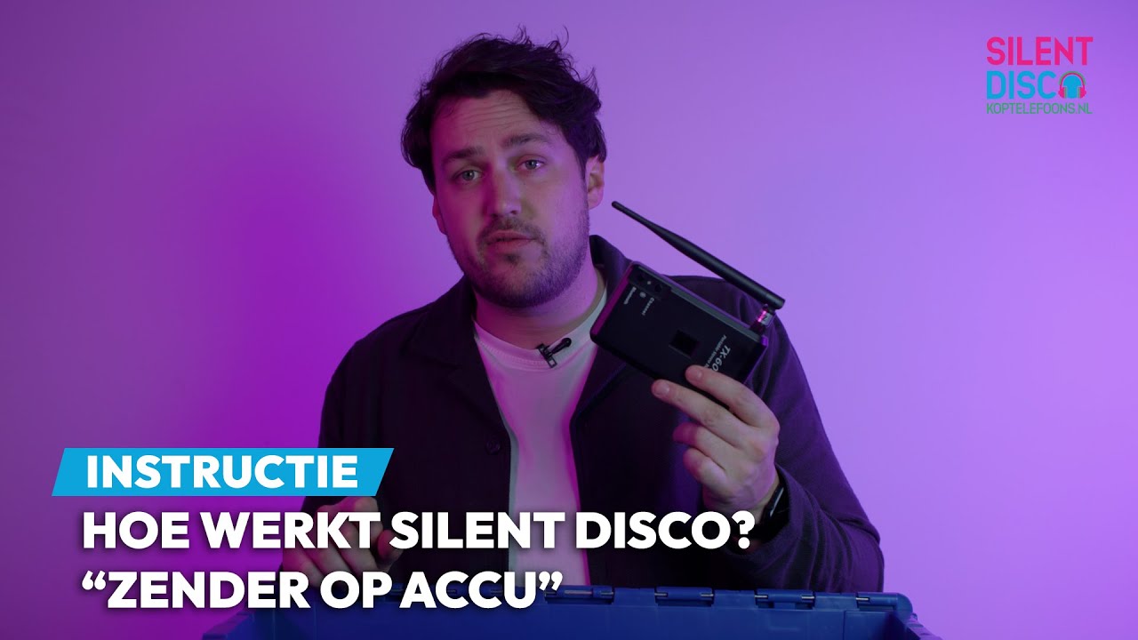 Silent Disco Koptelefoons.nl - Hoe Werkt Een Silent Disco? (Zender Op Accu)