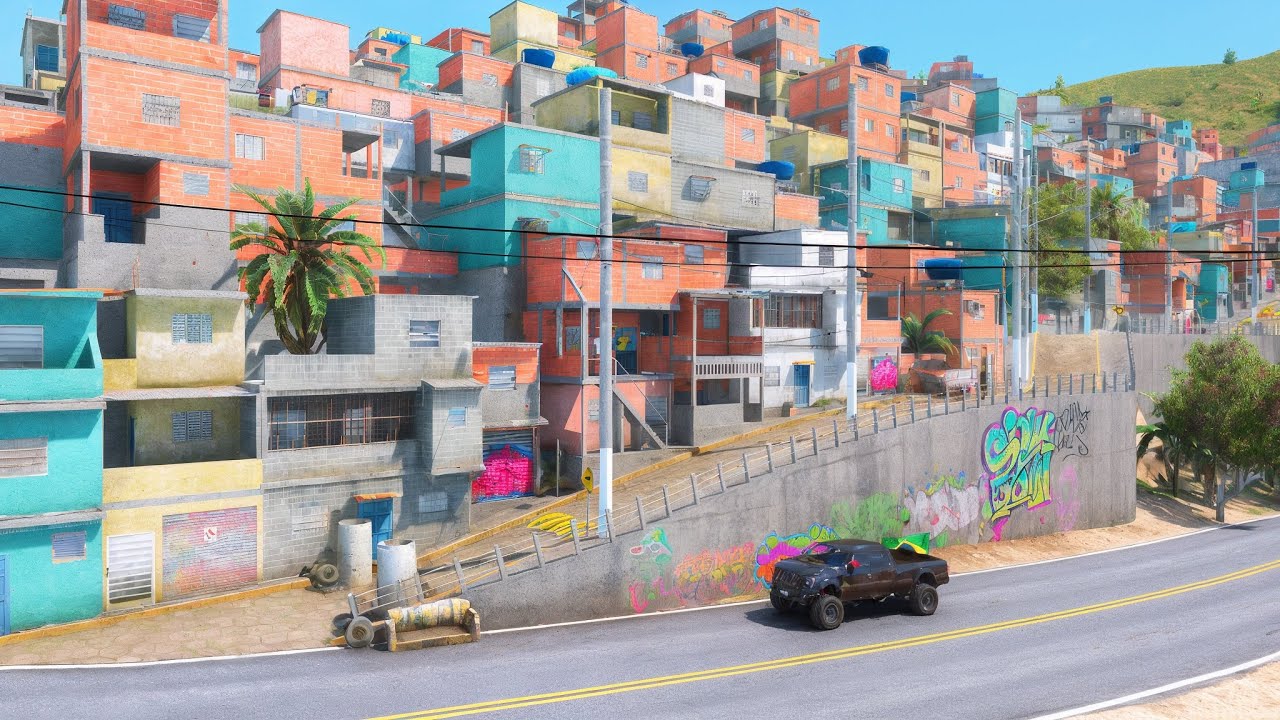 NOVO PACK DE FAVELAS BRASILEIRAS PARA O GTA 5 FIVEM (PC E NOTEBOOK) 2025 GTA RP