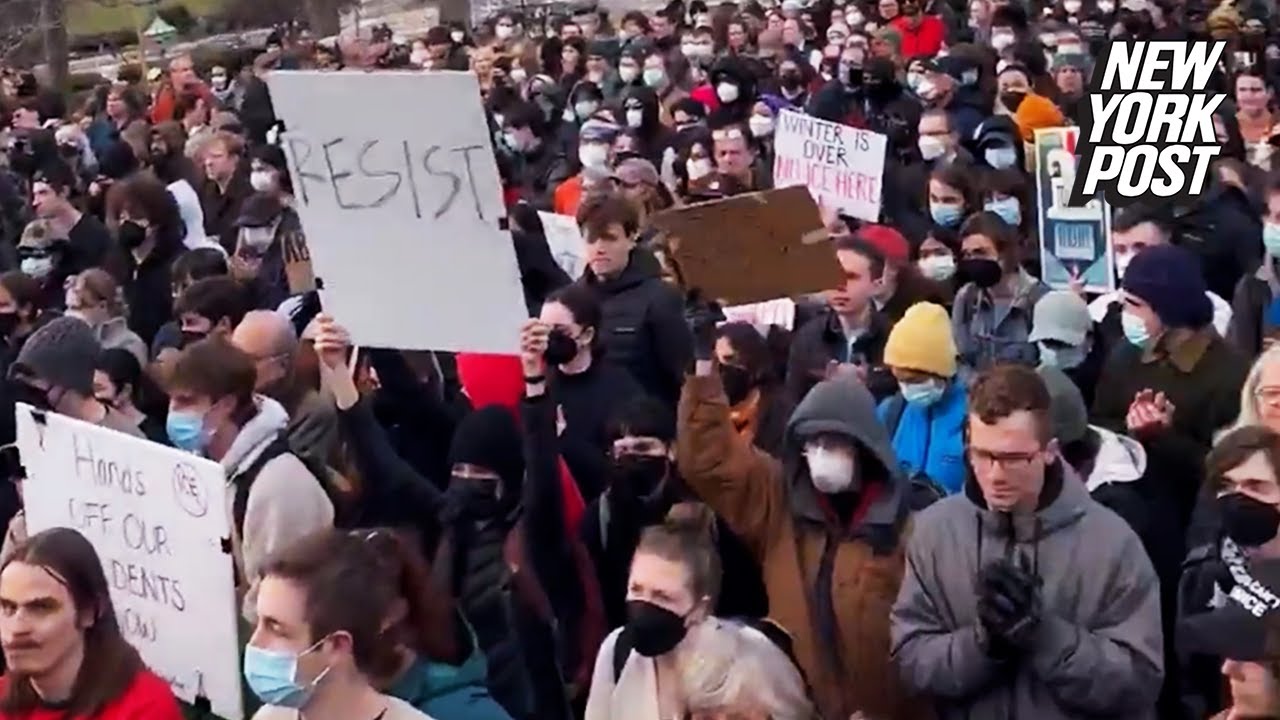 Protesters rally at Tufts University after ICE agents ambush international student