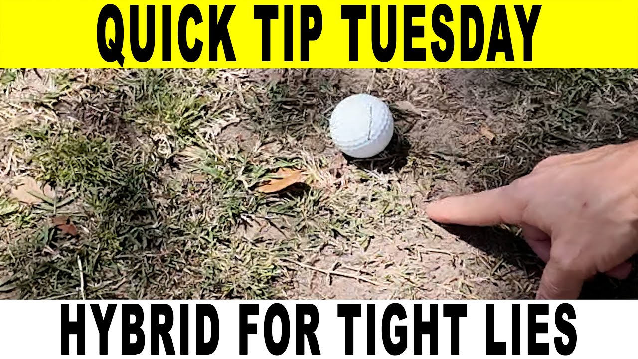 QTT: How to Hit a Hybrid Off a Tight Lie | Quick Golf Tip to Save Strokes