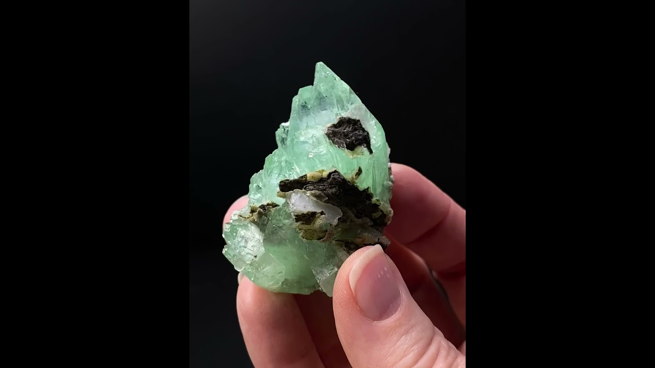 Green Apophyllite Cluster