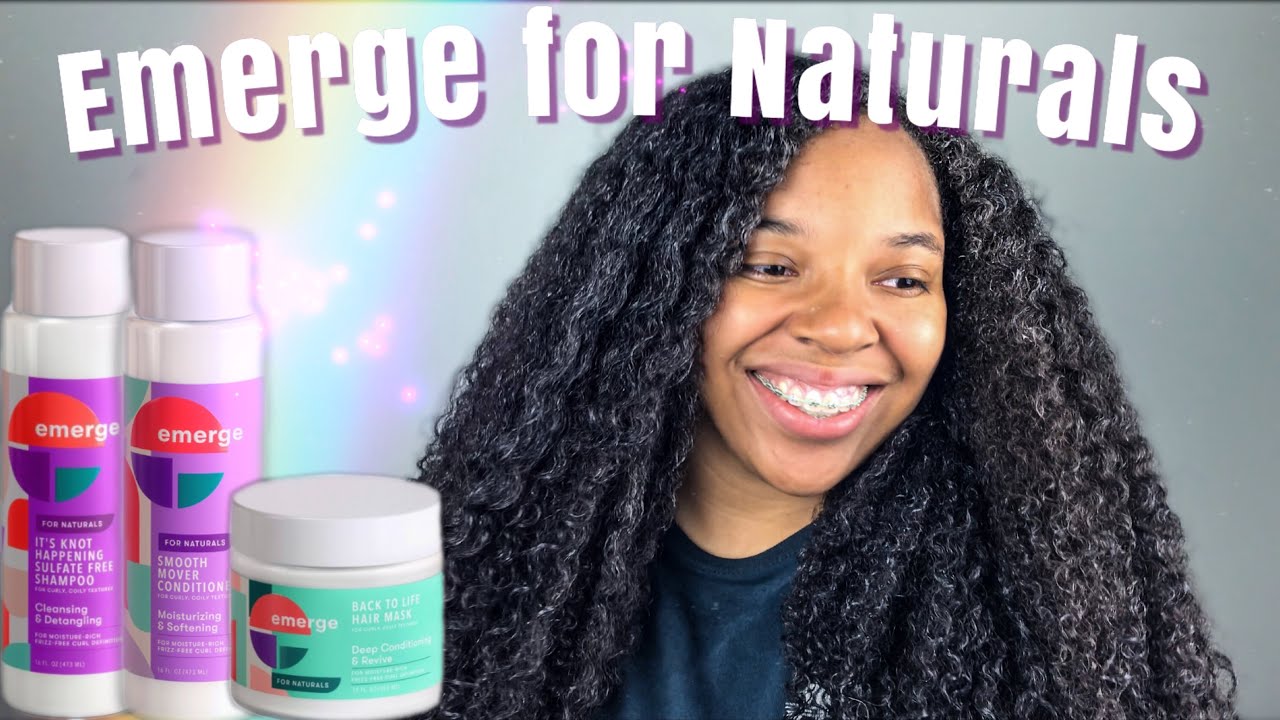 Trying the EMERGE Hair Care Products for NATURALS | ONLY $6.99! | CURLY HAIR WASH DAY ROUTINE