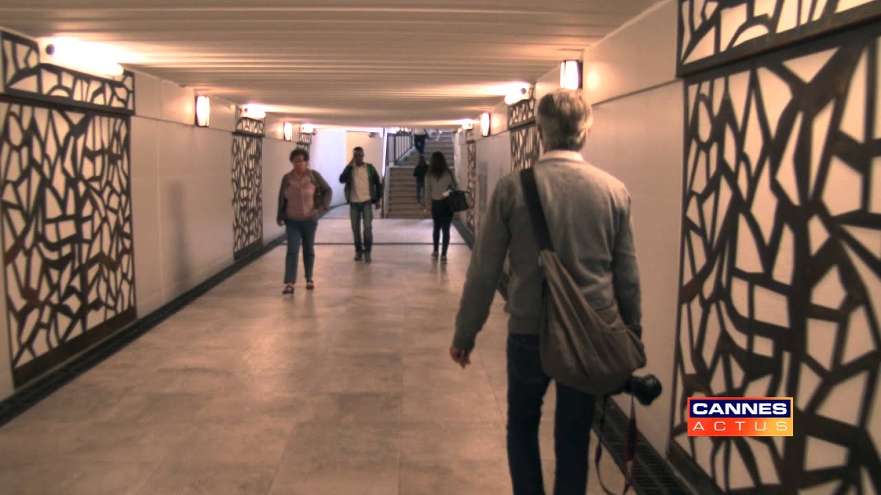 Inauguration du passage Mimont sous la gare de Cannes