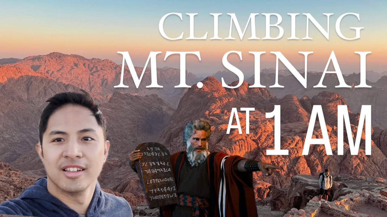 CLIMBING MOUNT SINAI IN EGYPT. Breathtaking Sunrise on Mount Moses