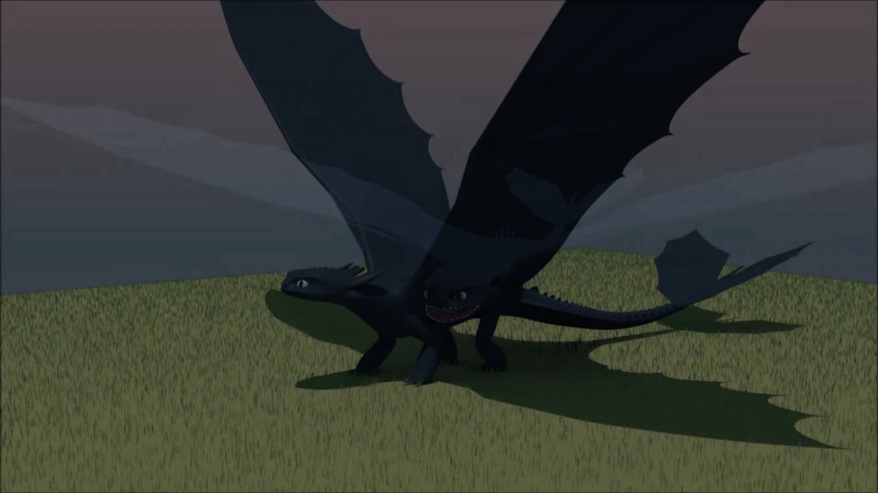 How To Train Your Dragon Night Fury 3D Model WIP Update