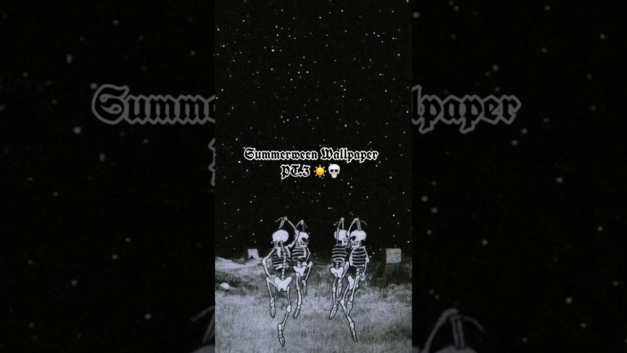 TIKTOK: Summerween Wallpaper PT.3 ☀️💀