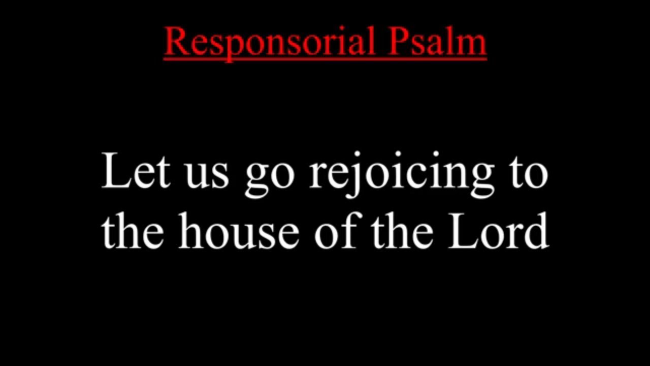First Sunday of Advent (2025) - Respond & Acclaim