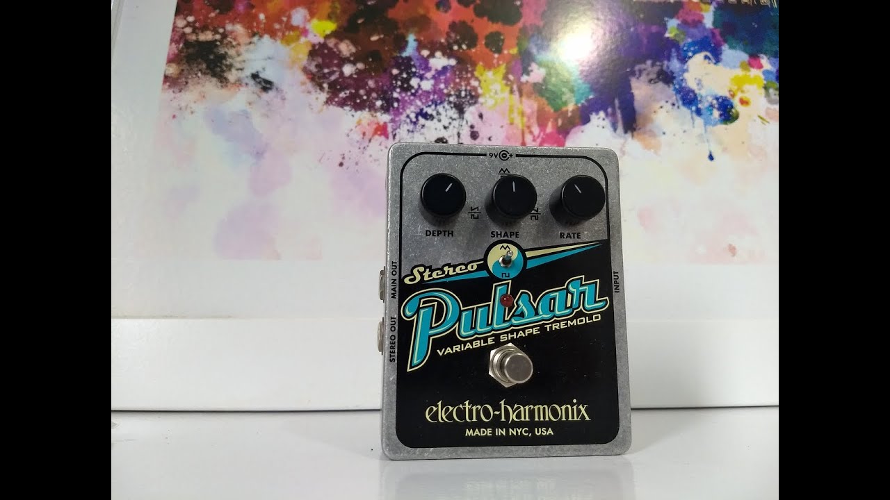 Stereo Pulsar - Tremolo - Electro Harmonix - (No talk - BR)