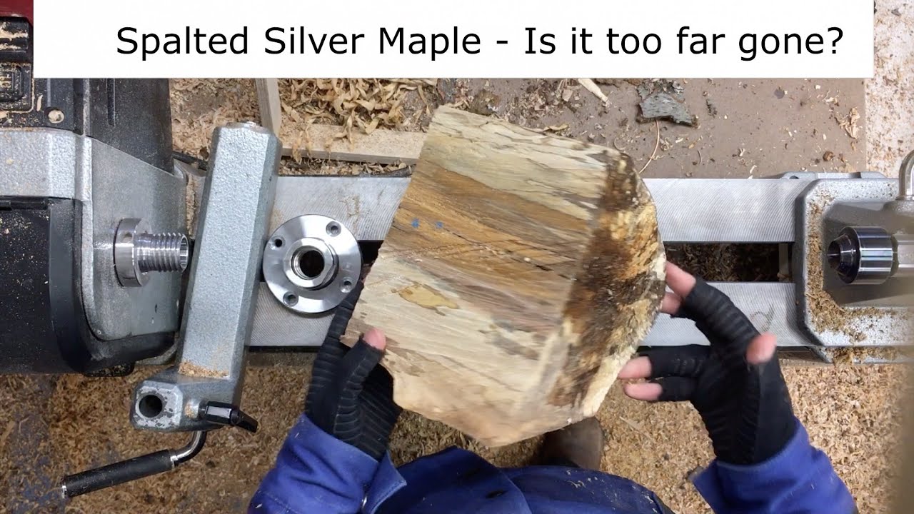 Woodturning Spalted Maple: Sunburst or Death Star Bowl? Turning A Spalted Silver Maple & Resin Bowl