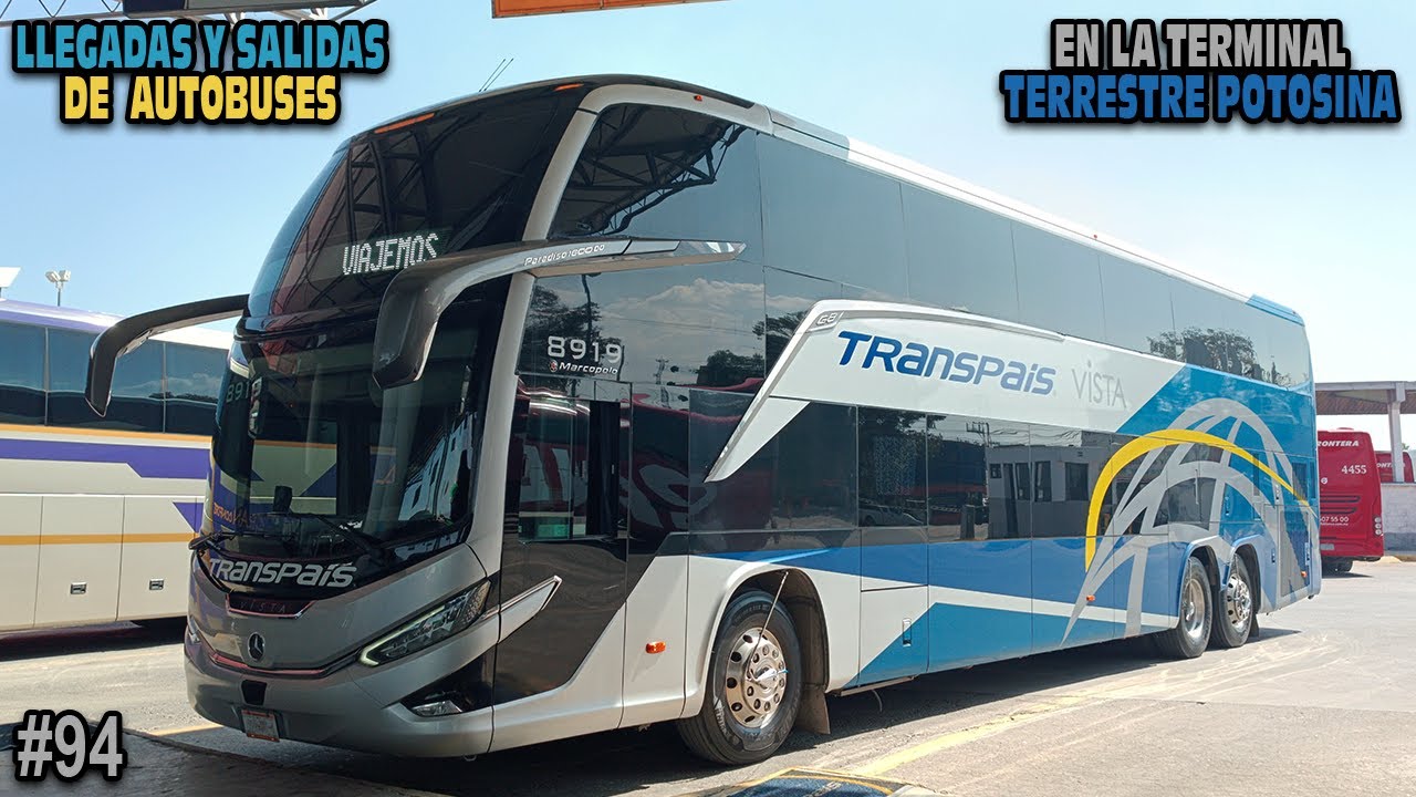 Llegadas y Salidas de Autobuses #94 en la Terminal Terrestre Potosina (San Luis Potosi) | Juanillo