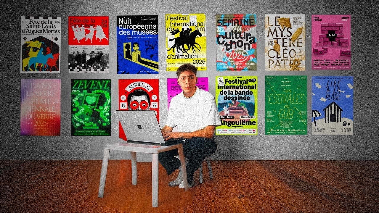 J'ai cr&eacute;&eacute; 30 AFFICHES en 30 JOURS (ce que j'ai appris)