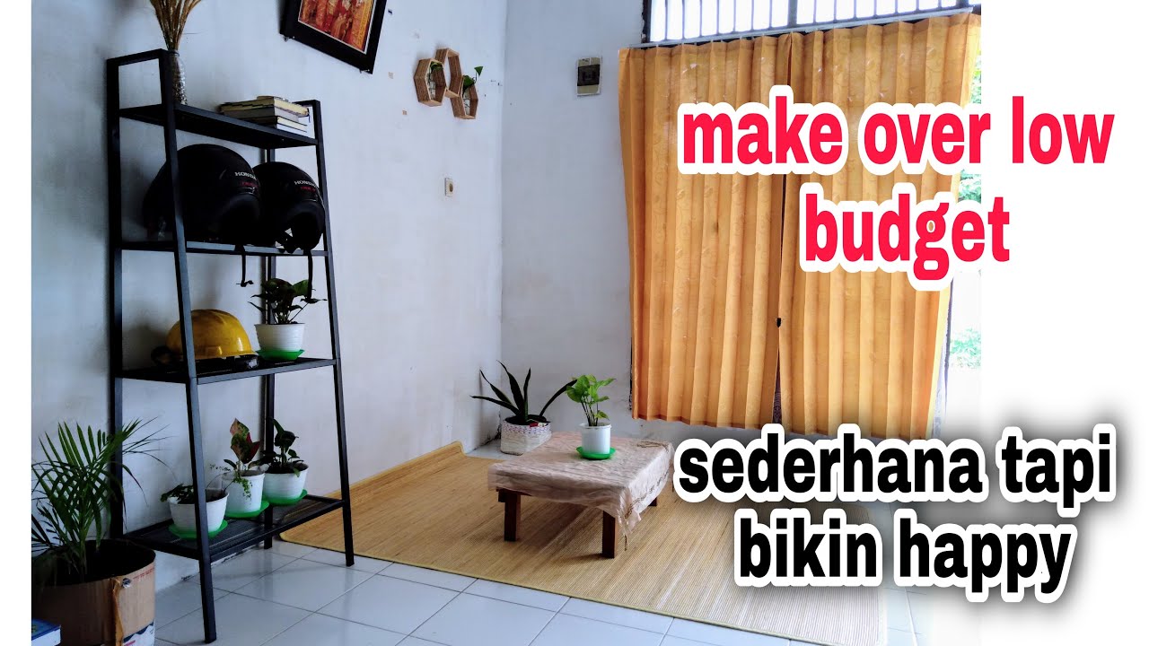 Makeover tipis ruang tamu minimalis low budget