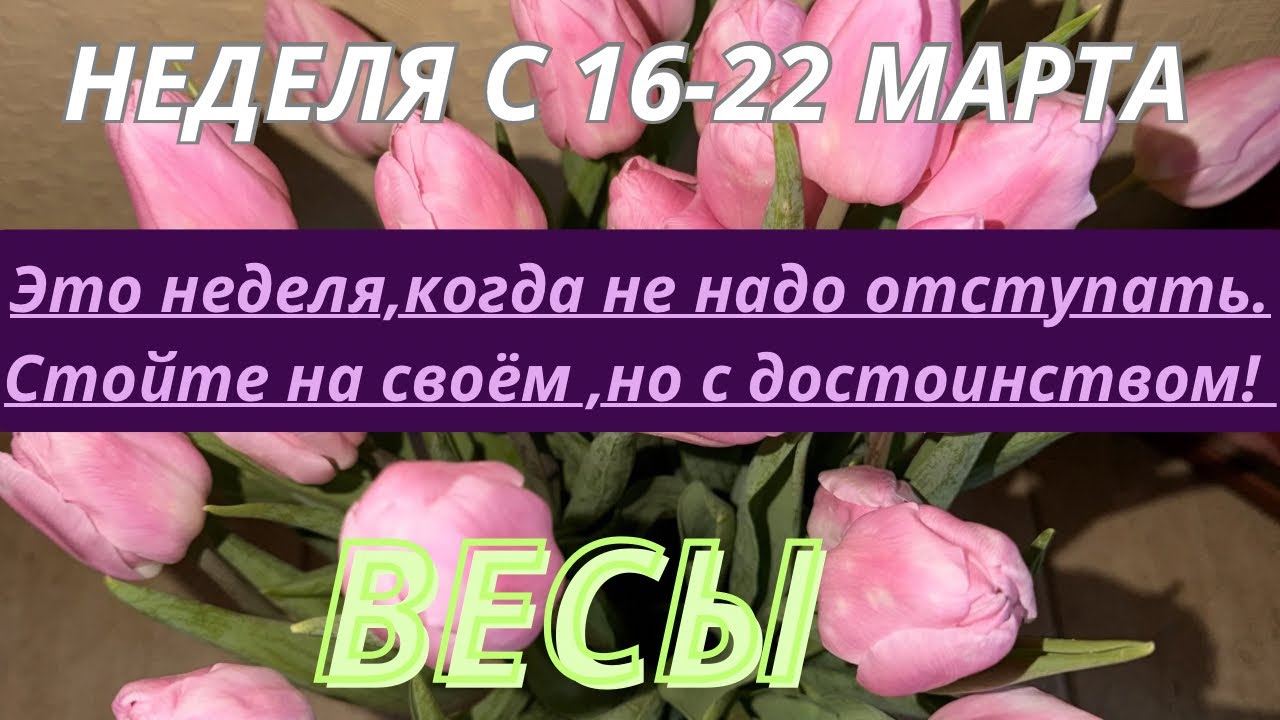 ВЕСЫ ♎️ ТАРО ПРОГНОЗ С 16-22 МАРТА/2026 от Alisa Belial.