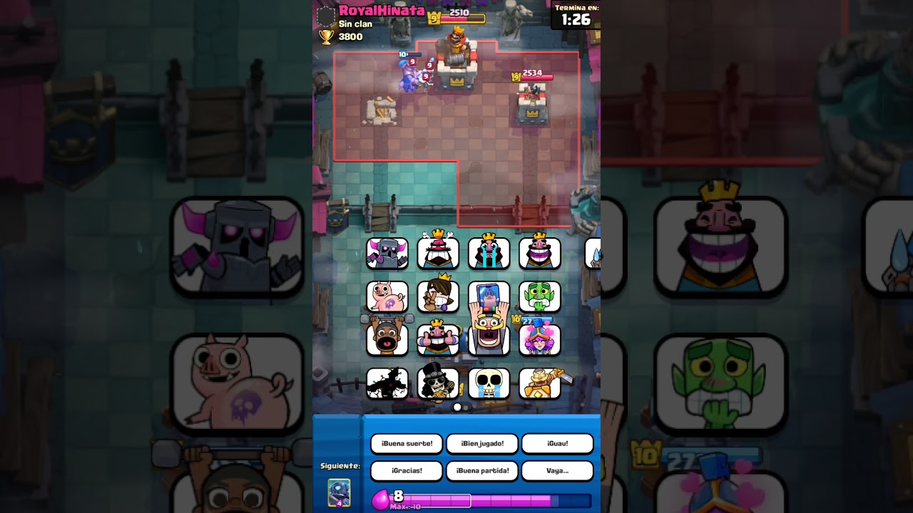 JUGANDO Clash royale
