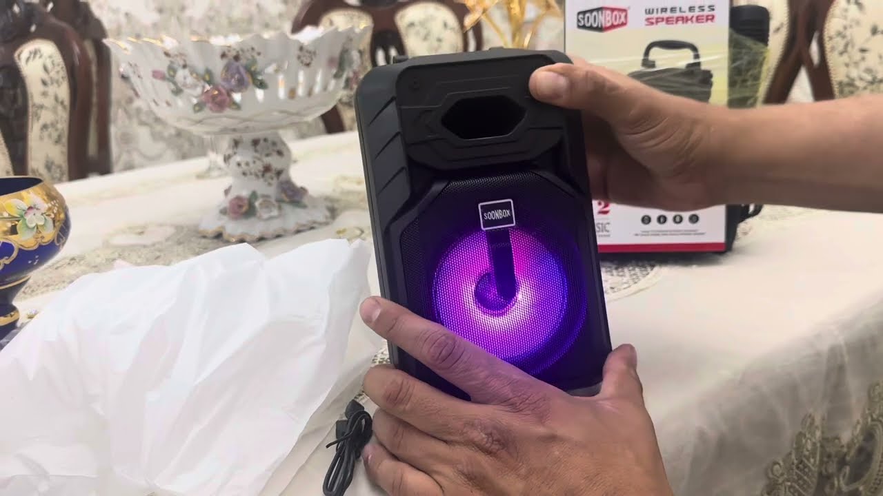 Kolonka Soonbox S2 model ishlatilishi batafsil Dono Uzum