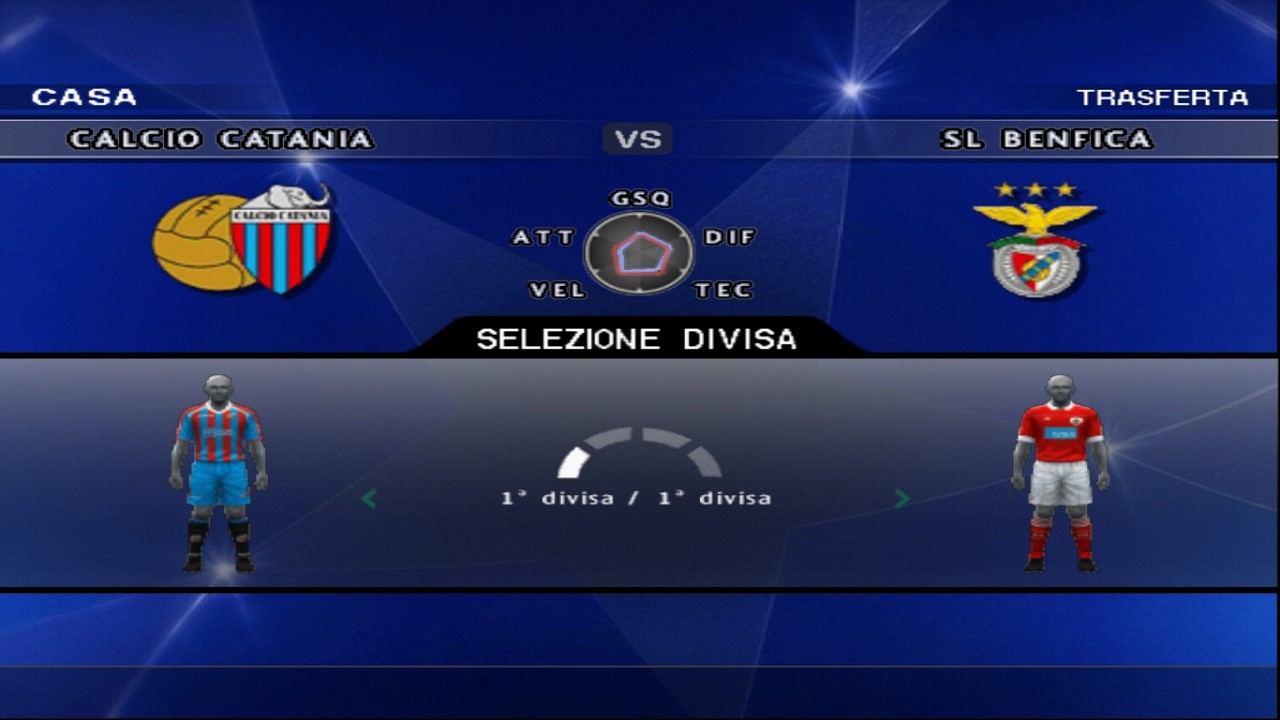 PES2011 | CATANIA - BENFICA (ANDATA OTTAVI DI FINALE CHAMPIONS LEAGUE)