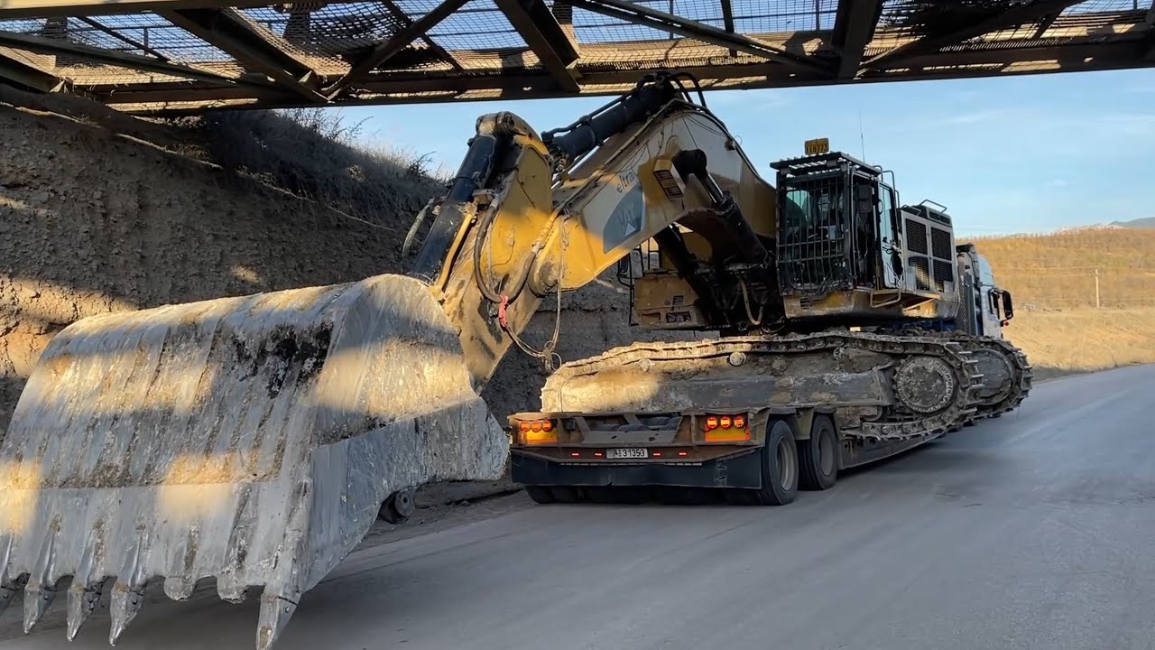 MMC Owner Loading The Caterpillar 385C Excavator And Transporting - Fasoulas Heavy Transports