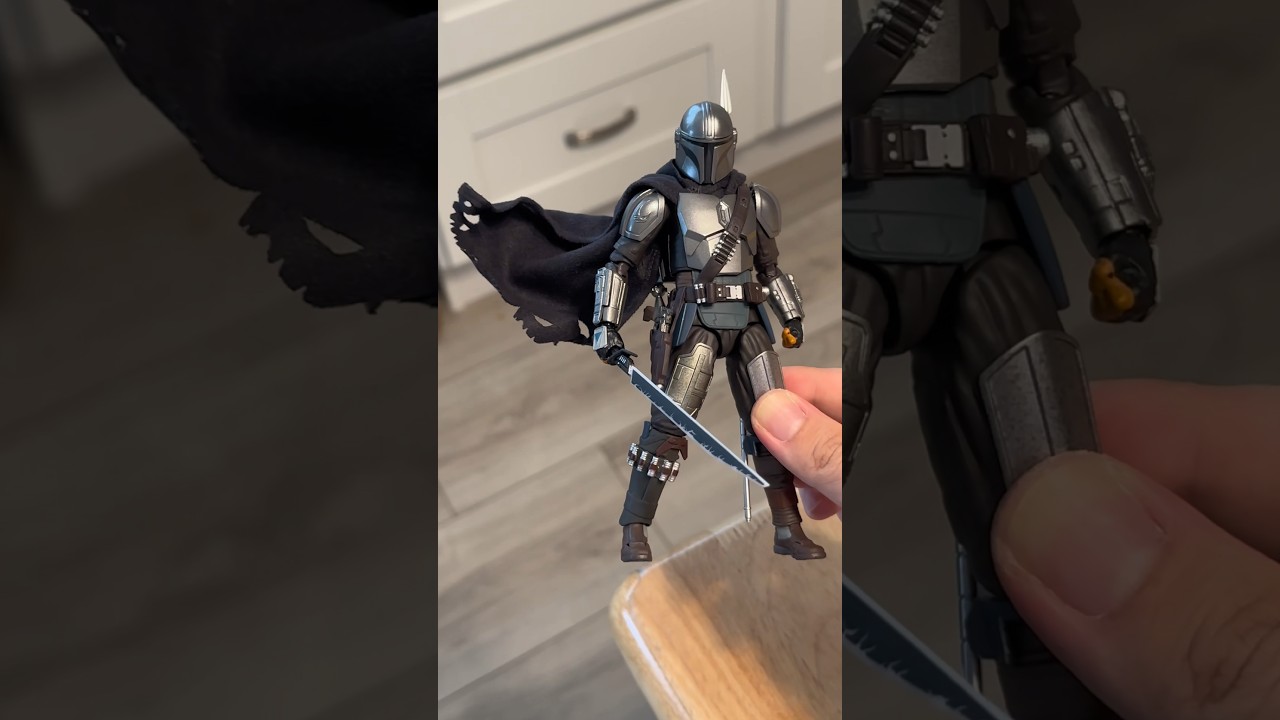 Posing with the MAFEX 2.0 Mandalorian!!! #themandalorian #starwars #actionfigure #posing