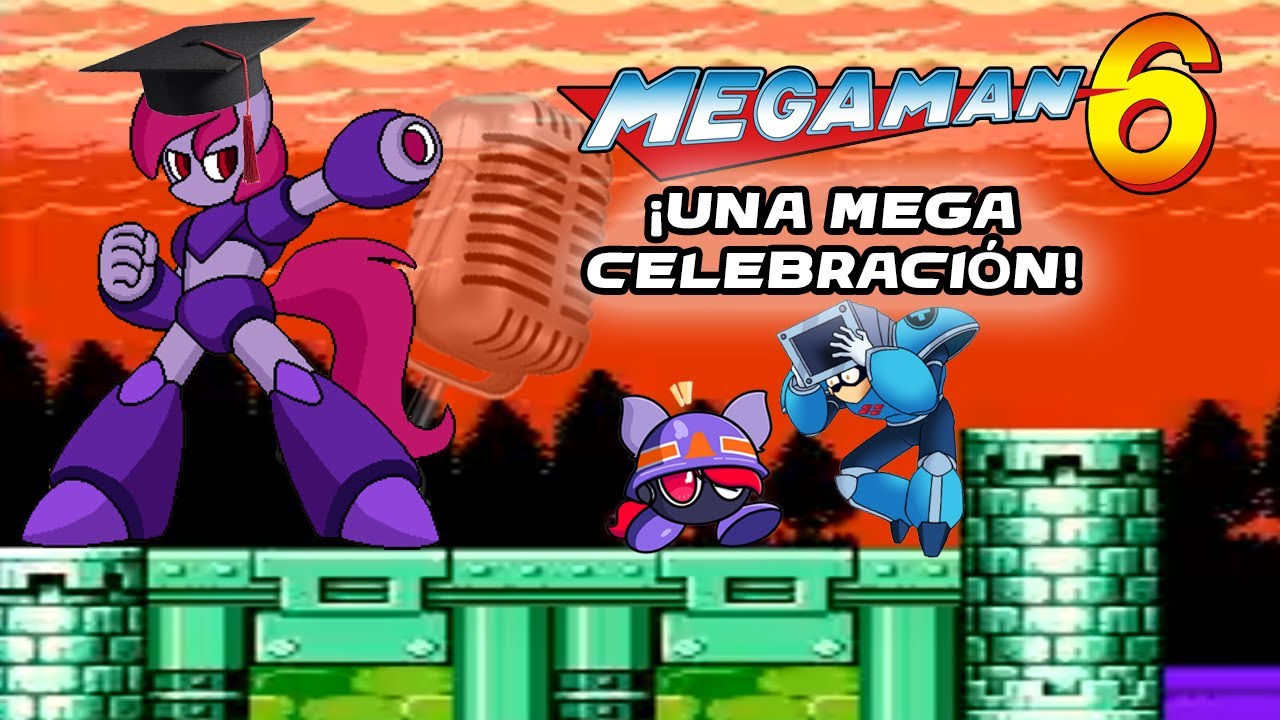 FESTEJANDO MI GRADUACIÓN CON ROBOTS Y DUST!! | Megaman 6 #YoSoySmashu