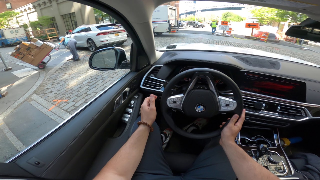 2020 BMW X7 POV  NYC life Test drive