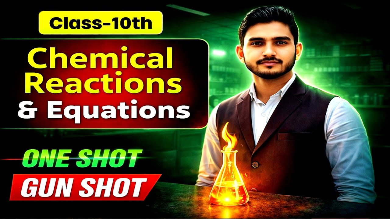 रासायनिक अभिक्रिया एवं समीकरण 🔥 | class 10th | Chemical Reaction & Equation | By Dilip sir 