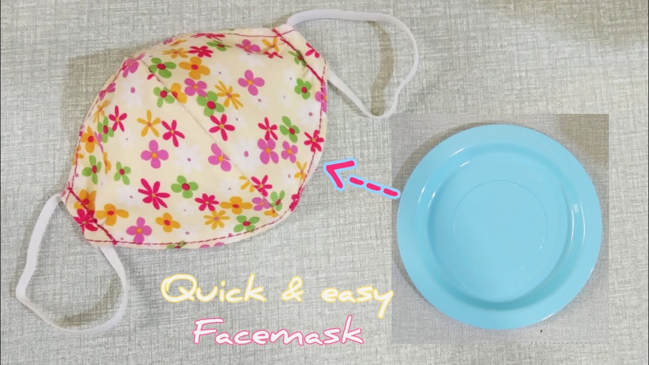 Plate pattern for Facemask / How to sew facemask /Paano gumawa ng facemask