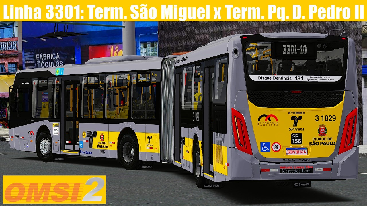 OMSI 2 | Caio Millennium IV - MB: O-500UA | Linha 3301
