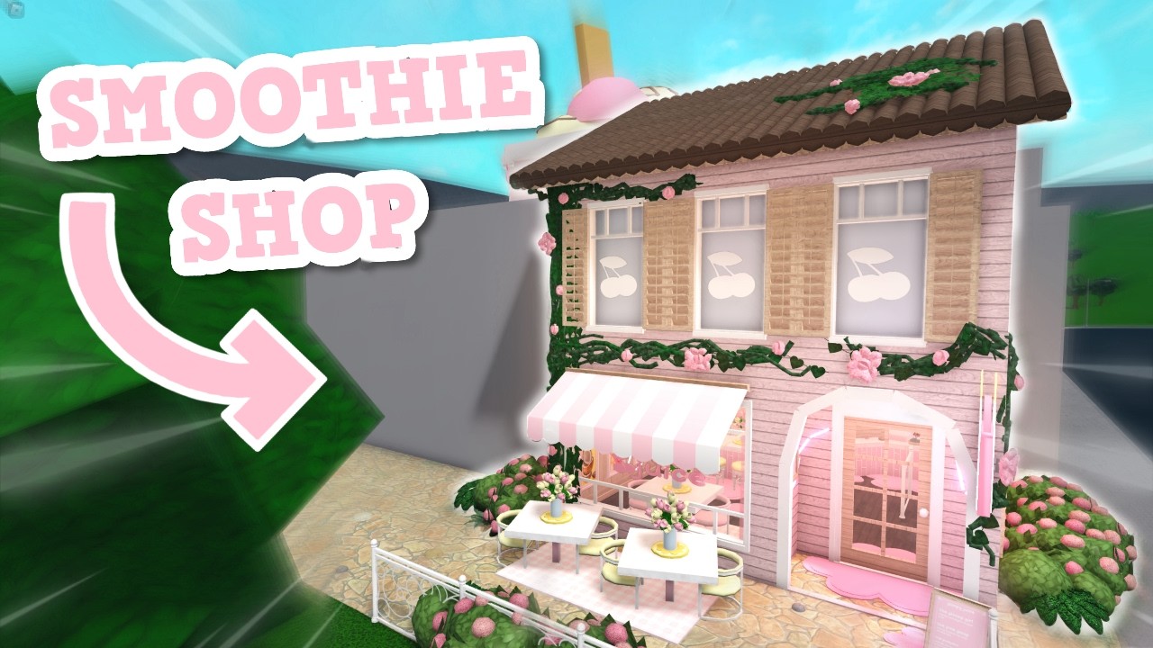 BUILDING A SMOOTHIE STORE IN BLOXBURG