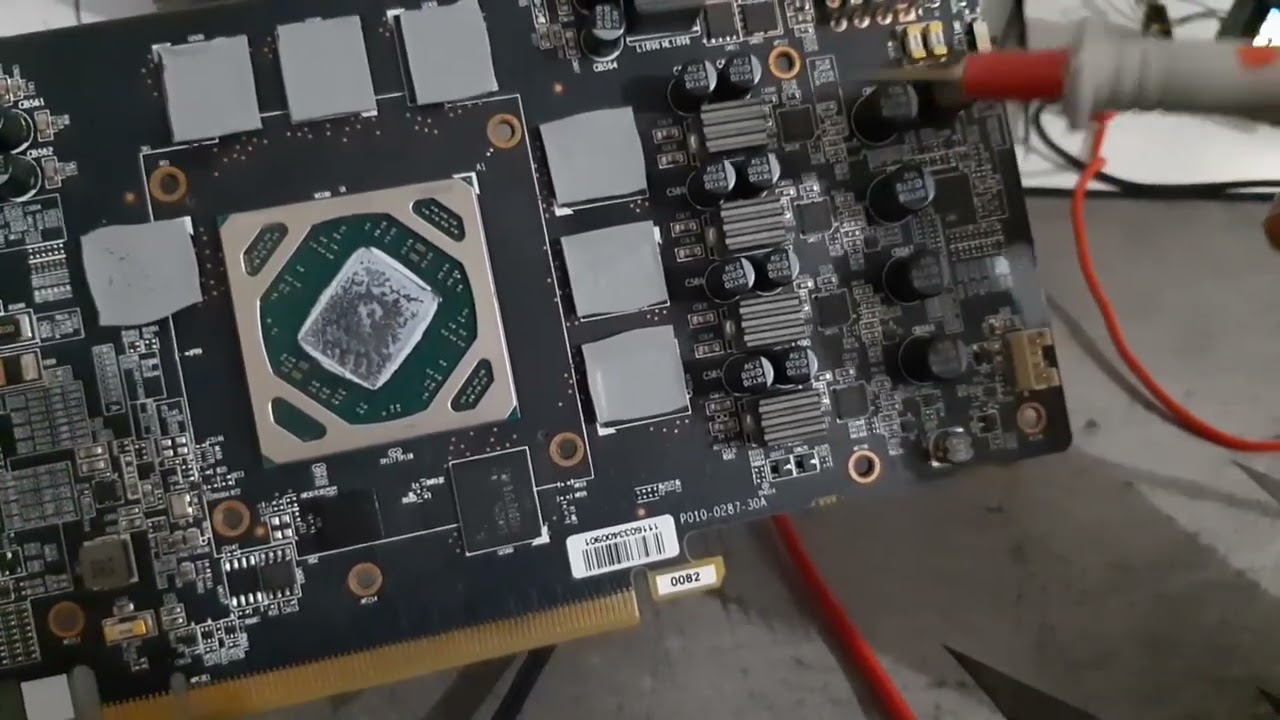 RX 580 8GB Sapphire - Reparación (Vddc capacitor en corto)