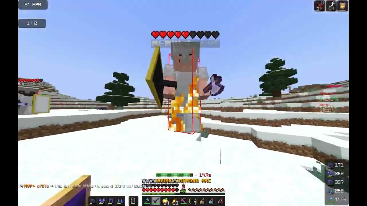 Fighting a trapper | Dreamers Lifesteal
